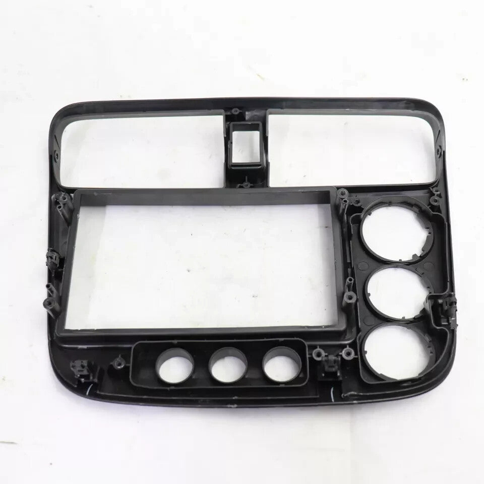 🔥01-05 CIVIC DASH RADIO SURROUND BEZEL TRIM PANEL CLIMATE CONTROL ASSEMBLY OEM