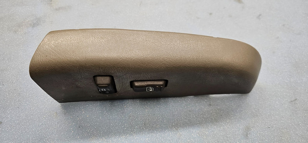 🔥99-02 Silverado SIERRA Front RIGHT Passenger Power Window Switch Lock GRAY