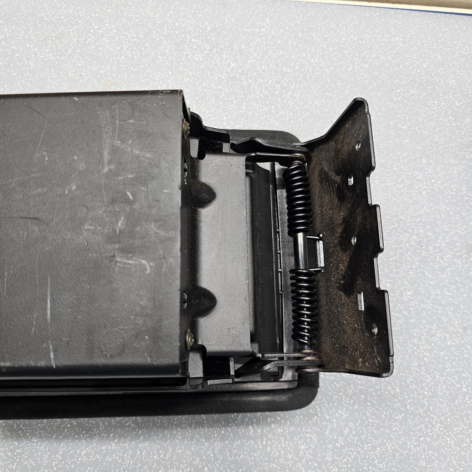 07-12 Nissan Altima Center Console Lid Arm Rest Top Leather Cover Assembly Black