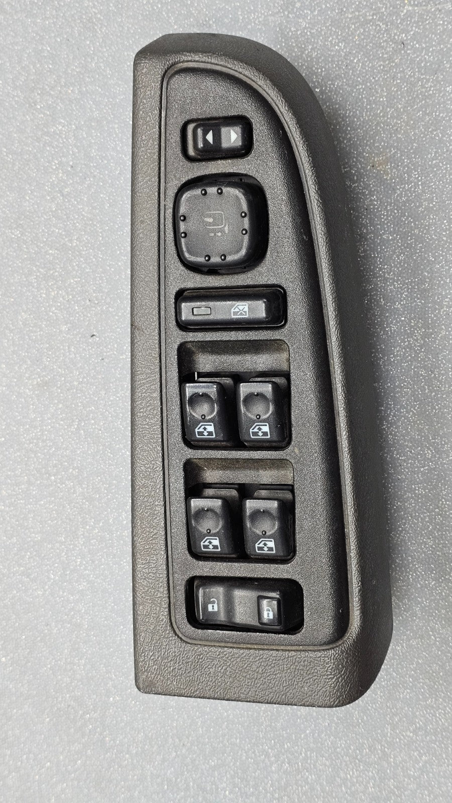 🔥03-06 Silverado ESCALADE 4D LEFT Driver Master Power Window Switch Black WS4