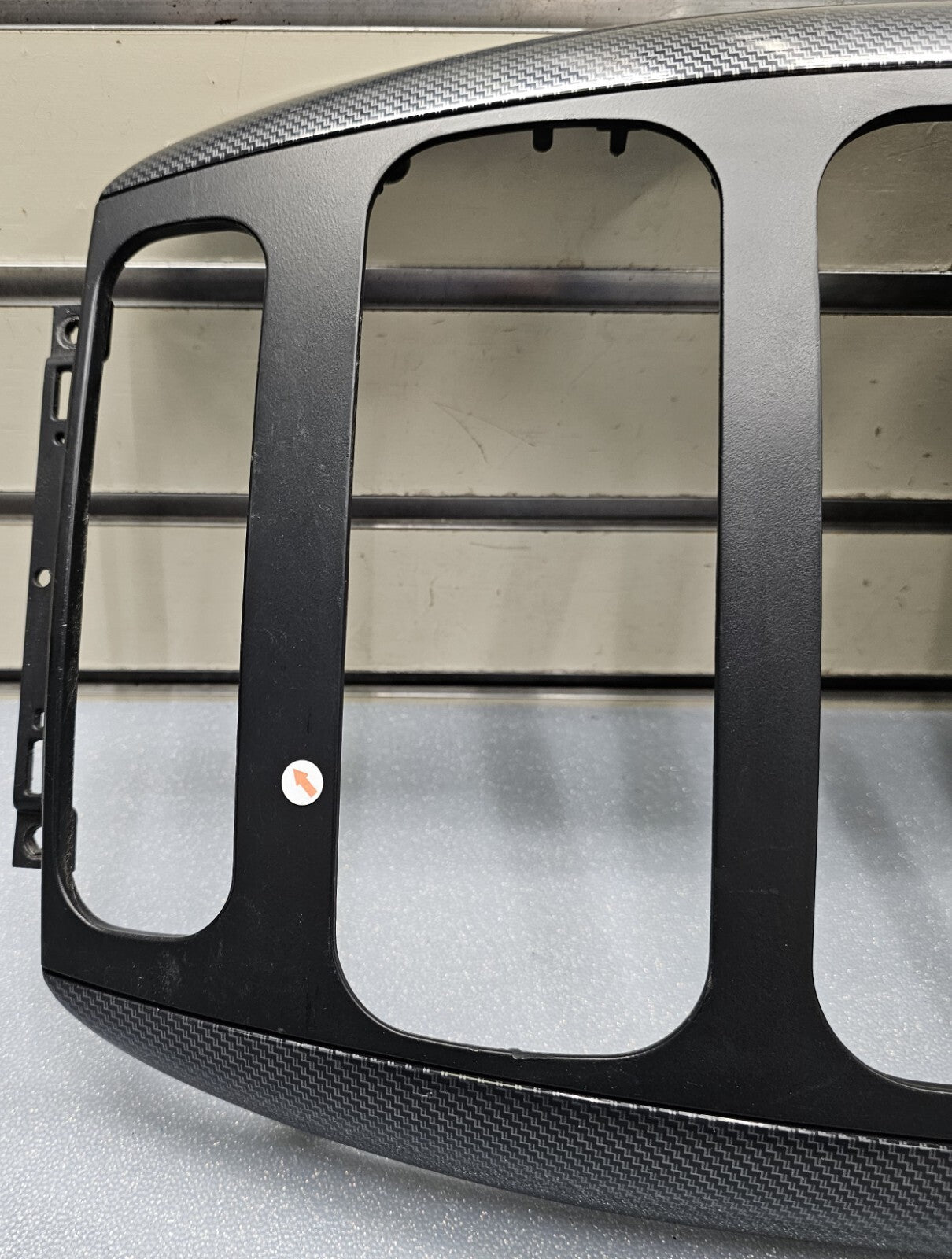🔥01-07 Caravan Town & Country dash radio climate TRIM bezel Carbon Fiber Black