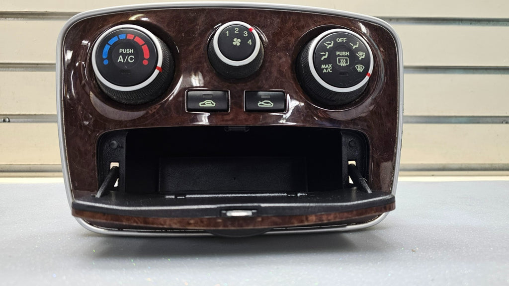 🔥06-08 HYUNDAI SONATA AC/HEAT  CLIMATE CONTROL WOODGRAIN OEM BLACK
