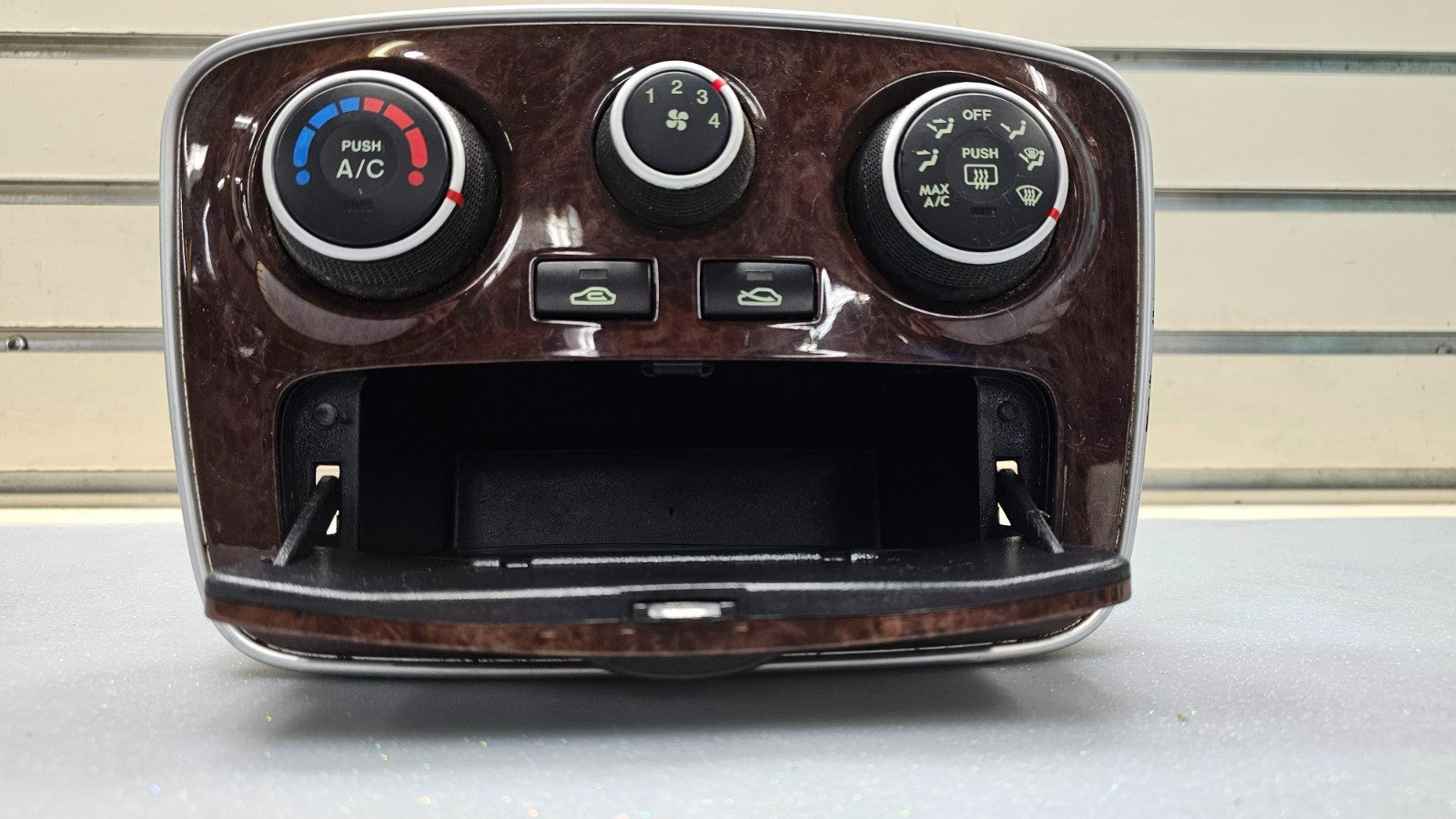 🔥06-08 HYUNDAI SONATA AC/HEAT  CLIMATE CONTROL WOODGRAIN OEM BLACK