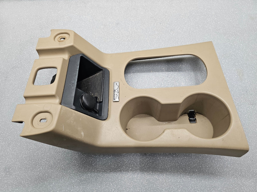 🔥06-08 Explorer Nountaineer Shift Floor Trim Bezel Cup Drink holder Storage Tan