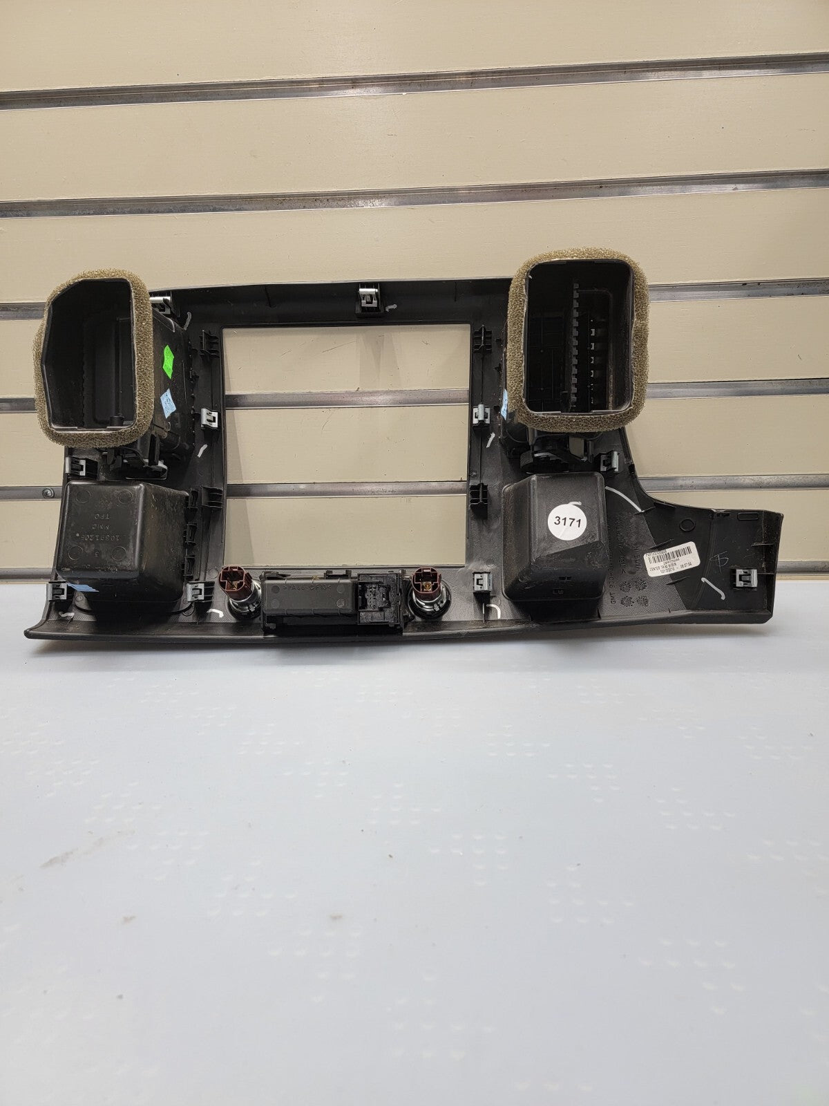 🔥2007-2014 Chevy Silverado SIERRA Center Dash Radio Bezel Climate Trim BLACK