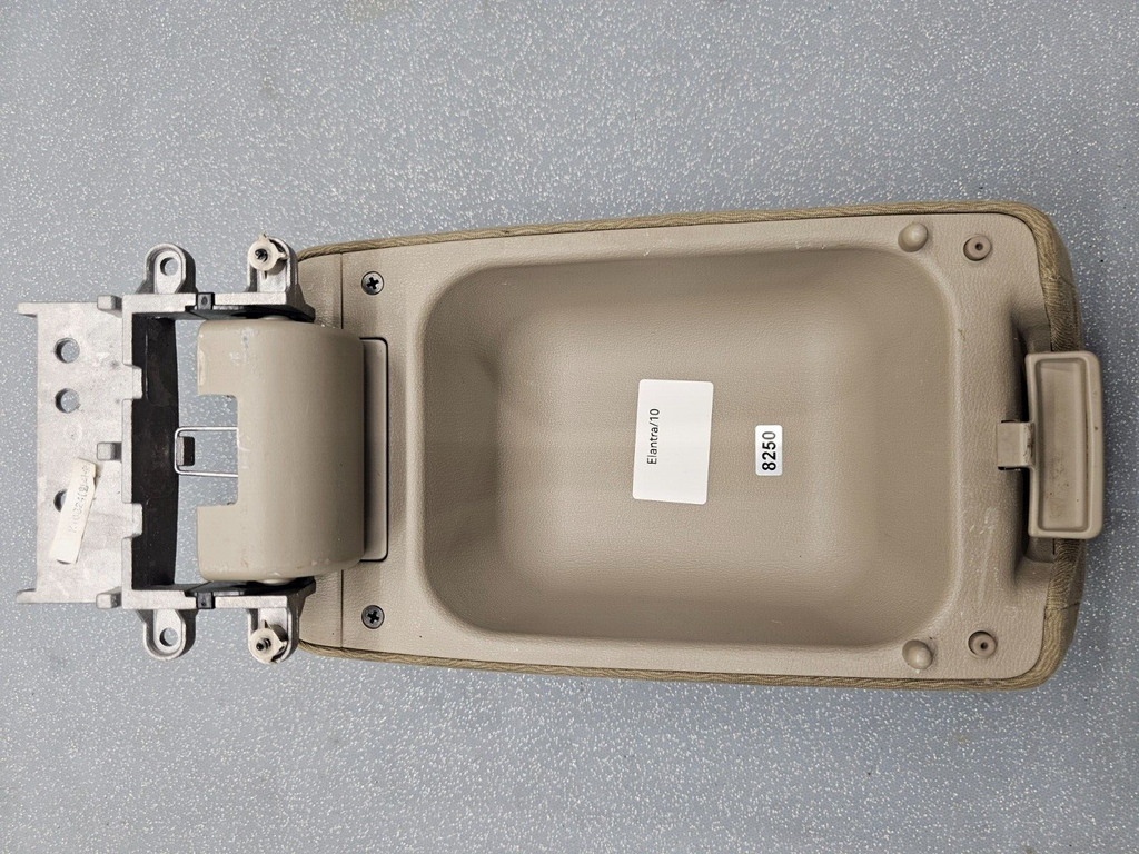 🔥10 Hyundai Elantra Armrest Center Console Lid Top Cover Cloth Assembly Tan OEM