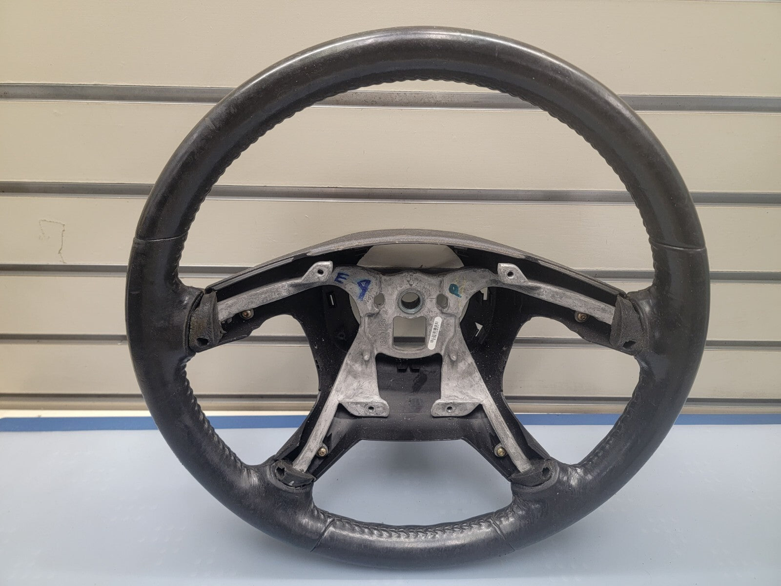 🔥07-14 Chevrolet Silverado Sierra Tahoe Yukon Leather Steering Wheel Black