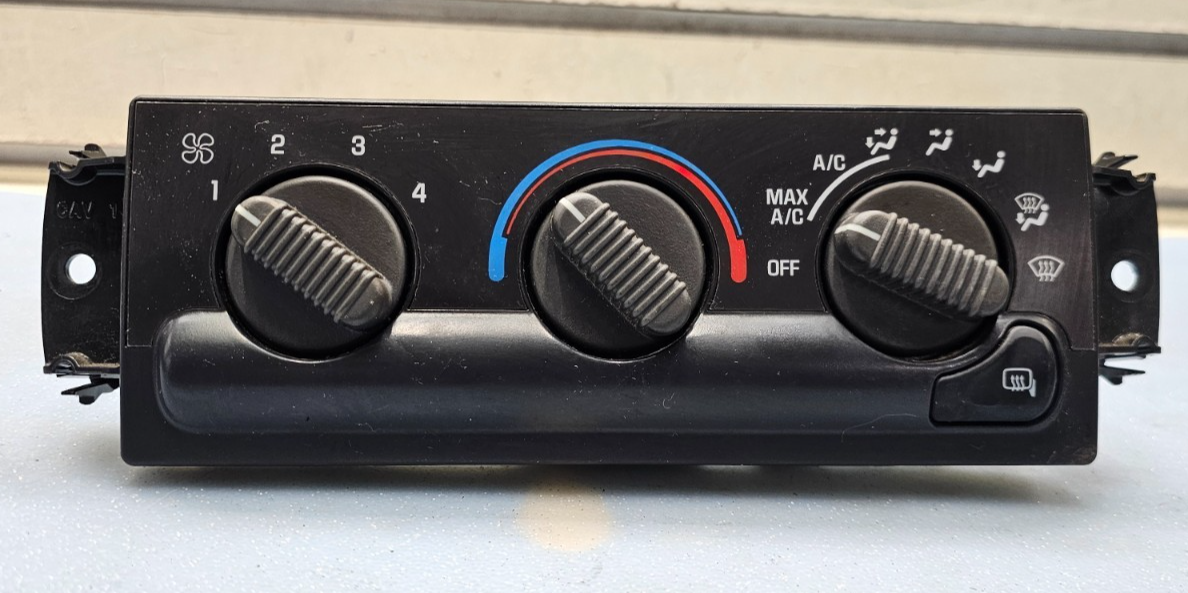 🔥98-05 Blazer Jimmy Bravada Dash A/C Climate Temperature Heater Control Black