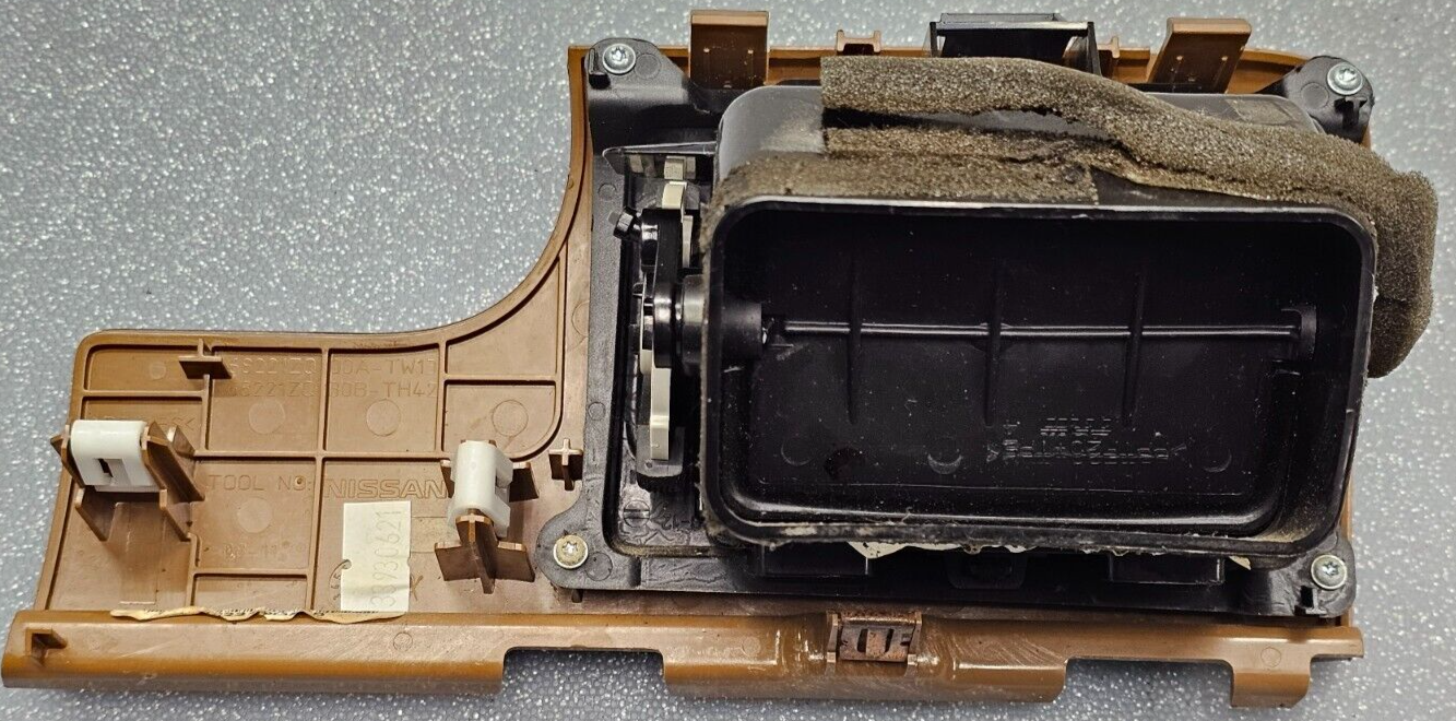 🔥08-15 Nissan Armada Dash A/C Heater AIR VENT Front Driver Side Wood Trim Panel