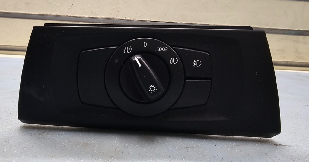 🔥06-11 BMW 3 series Auto Headlight Headlamp Fog Head Light Lamp Switch BLACK