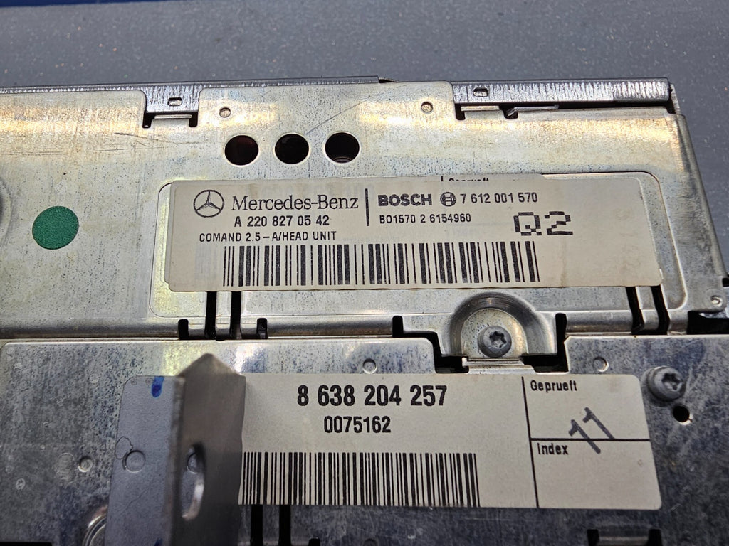 🔥00-02 Mercedes W215 CL55 AMG Command Comand Head Unit Radio Navigation OEM