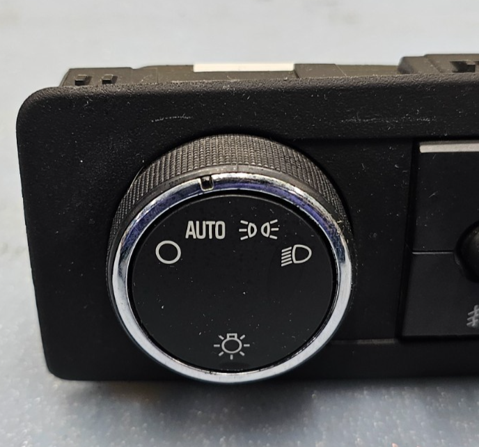 🔥07-13 Silverado Tahoe Sierra Dash Head Light headlightControl Switch Black