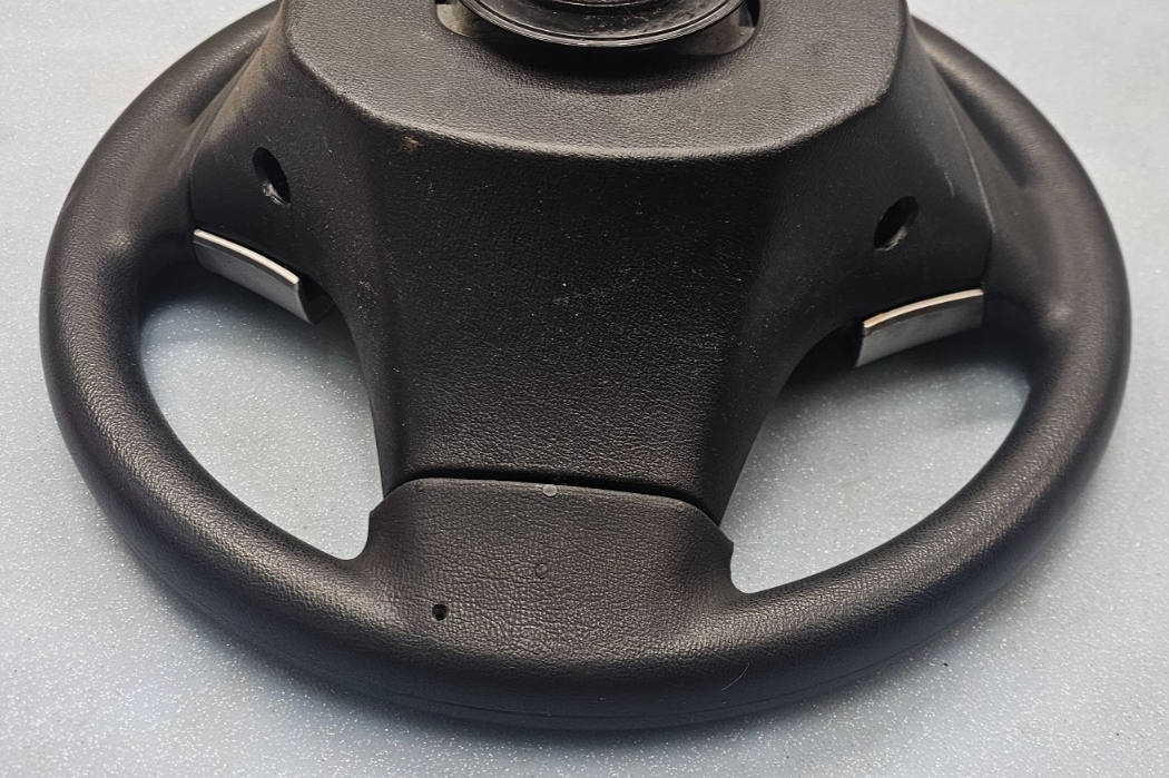 🔥07-09 Elantra Left Driver Steering Column Wheel Cruise Control Leather Black