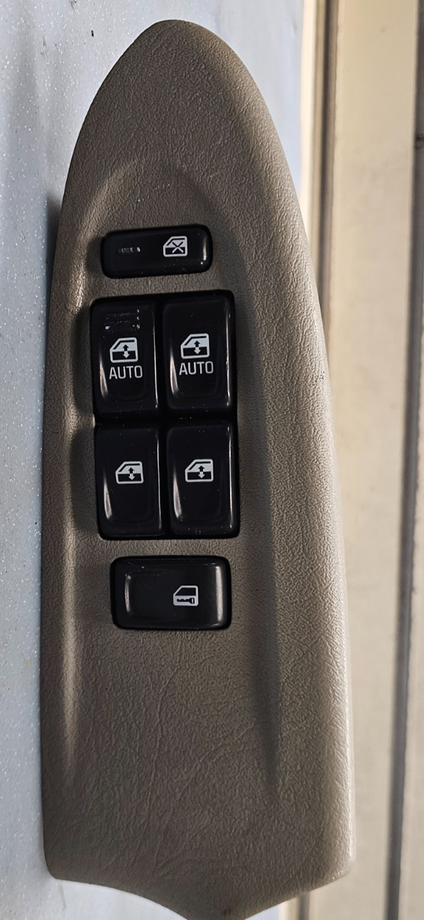 🔥02-05 CHEVY TRAILBLAZER DRIVER SIDE MASTER POWER WINDOW SWITCH TAN