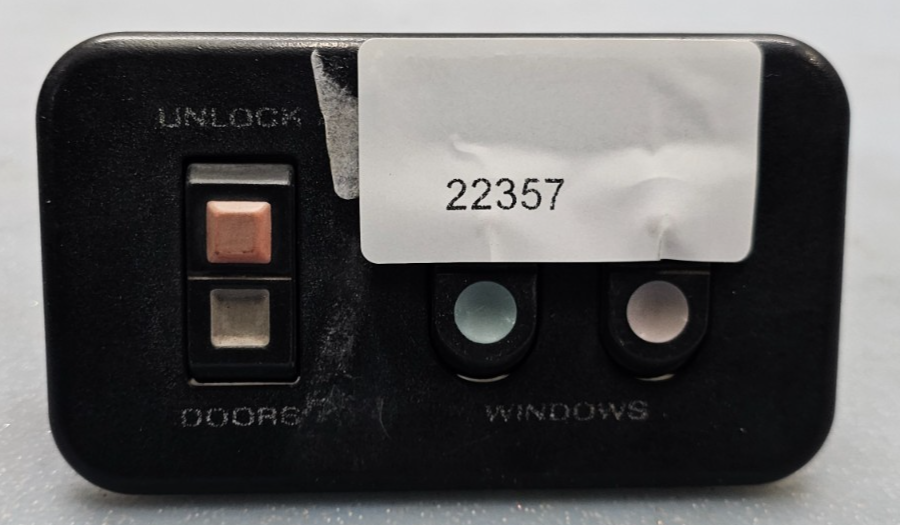 🔥87-91 Bronco F150/250/350 Right Passenger Power Window Door Lock Switch BLACK