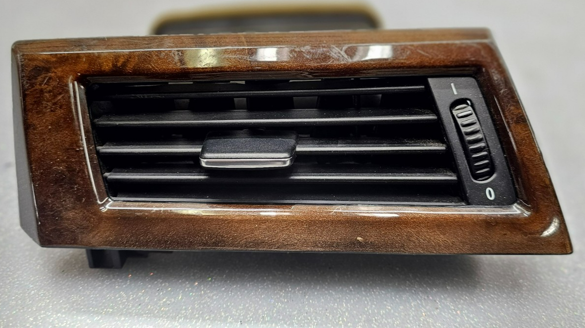 🔥04-10 BMW 535I 525I 530I 550I Dash Left Driver A/C AC Air Vent Heater Wood