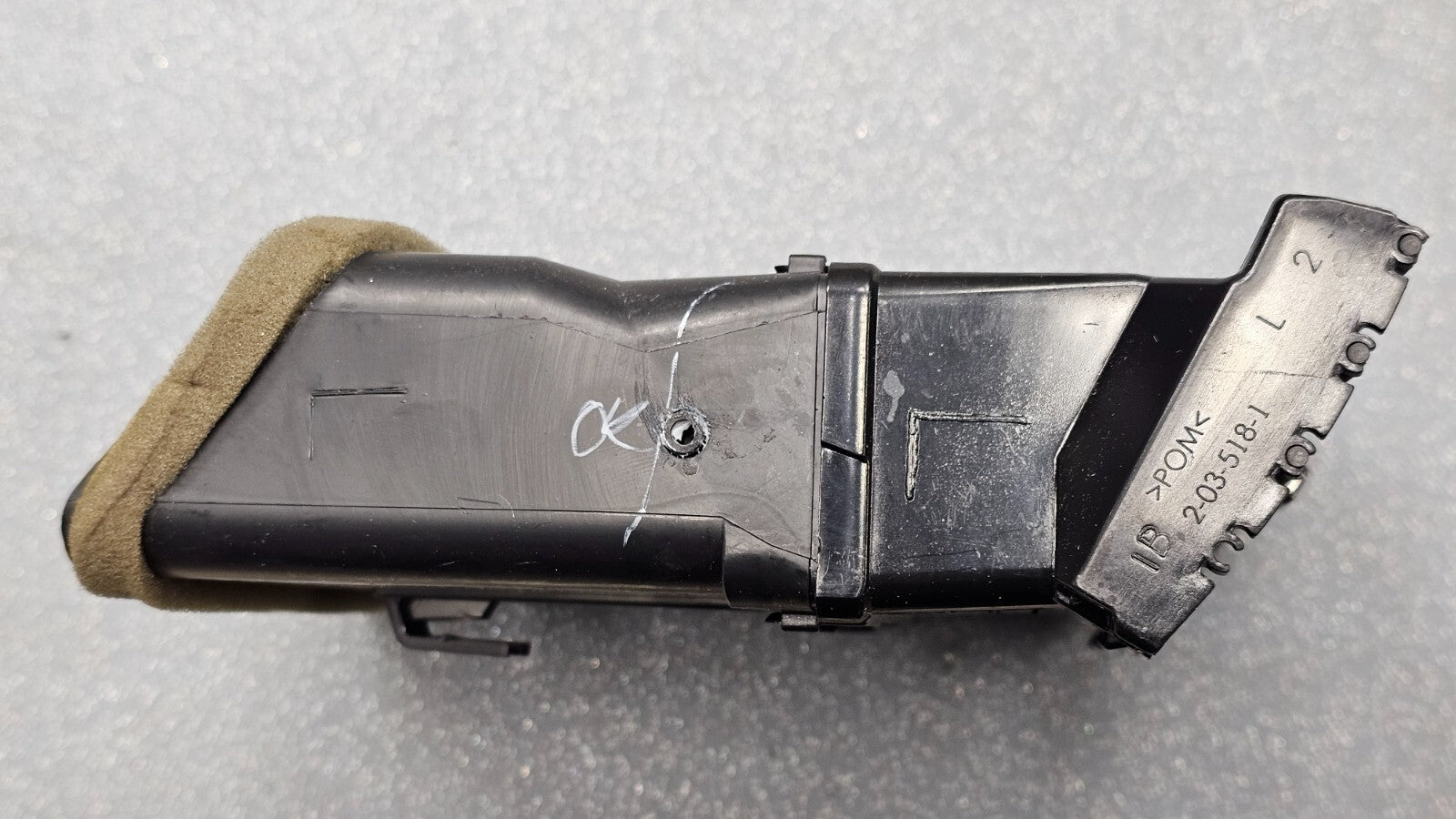 🔥 06-09 Ford Fusion Mercury Milan Dash Left Driver Air Vent A/C Heater Black