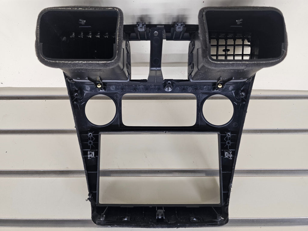 98-02 HONDA ACCORD FRONT CENTER DASH RADIO STEREO CLIMATE BEZEL TRIM PANEL BLACK