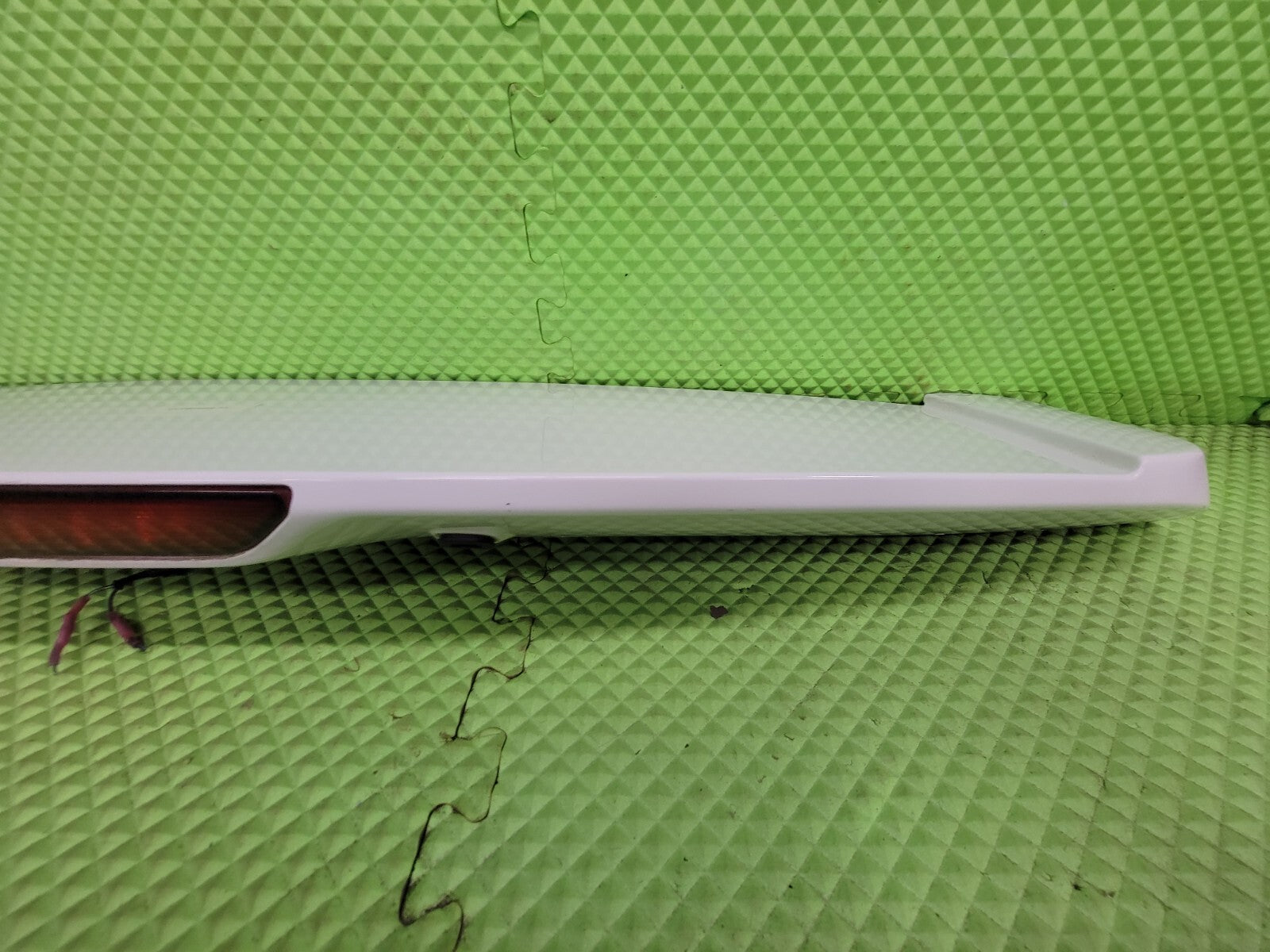 🔥2011-2017 Jeep Compass Lift Gate Hatch Spoiler Third W/Brake Light Wing White