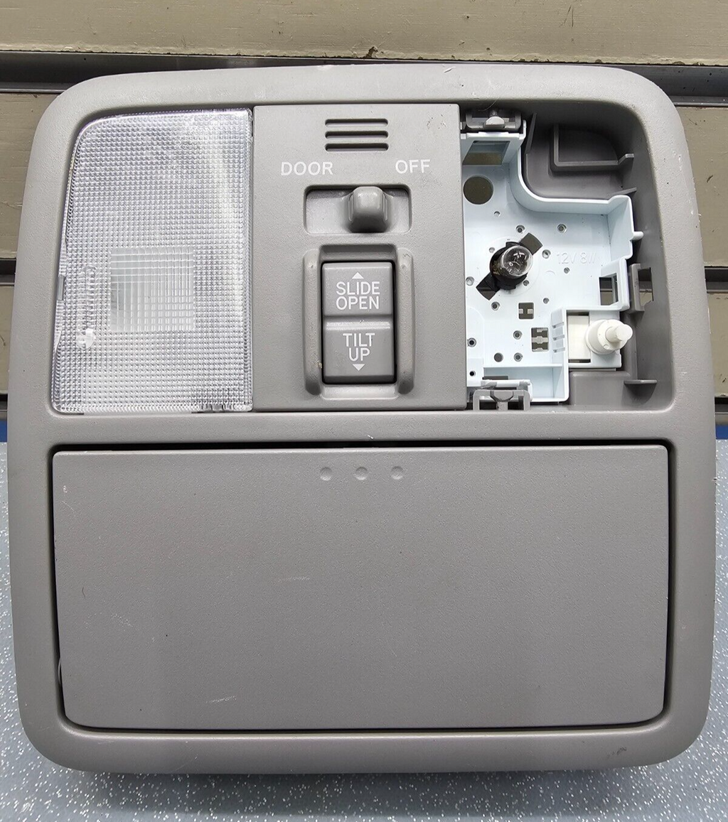 🔥09-12 Toyota Rav4 Roof Overhead Console Dome Map Light Storage Assembly GRAY
