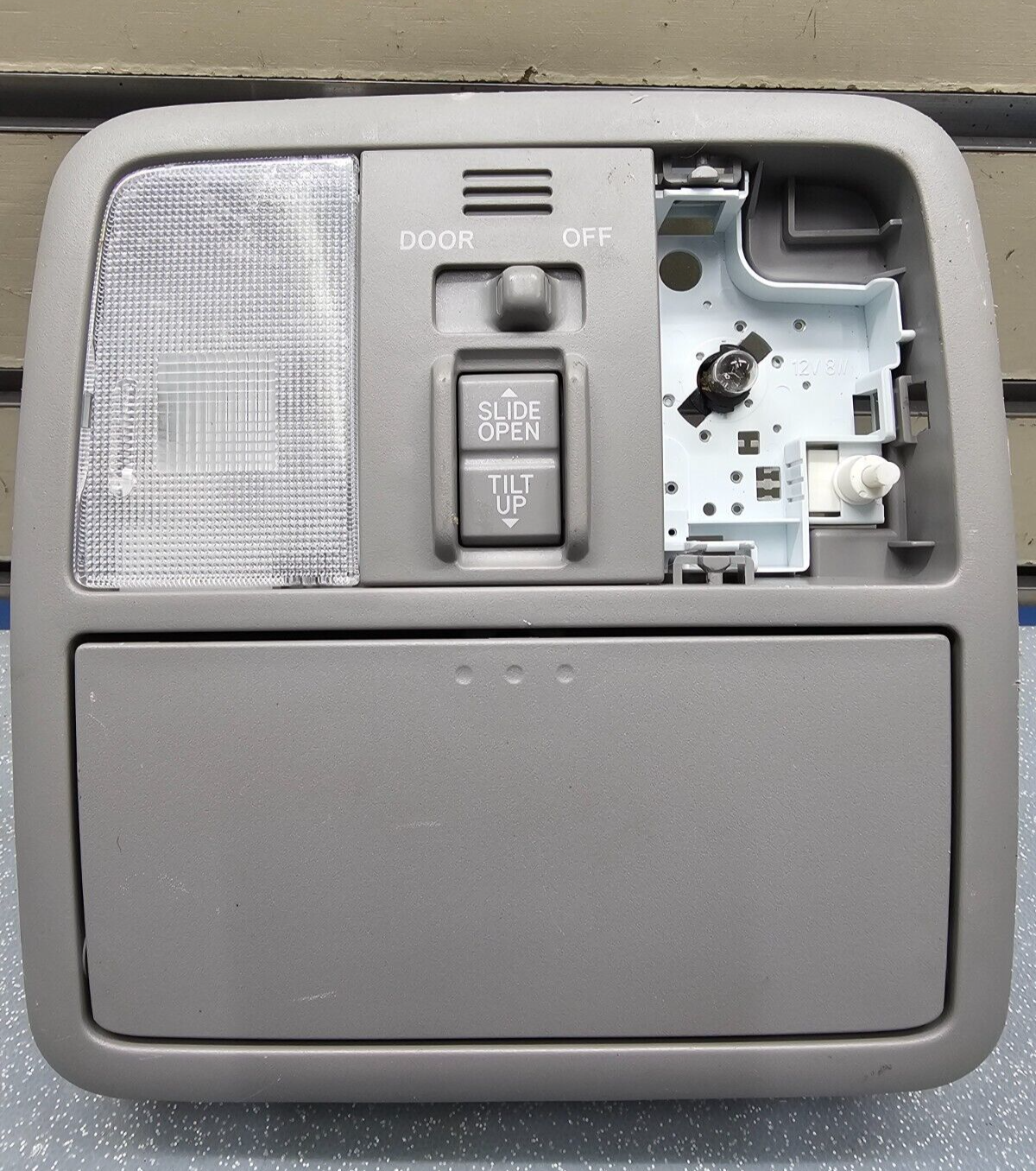 🔥09-12 Toyota Rav4 Roof Overhead Console Dome Map Light Storage Assembly GRAY