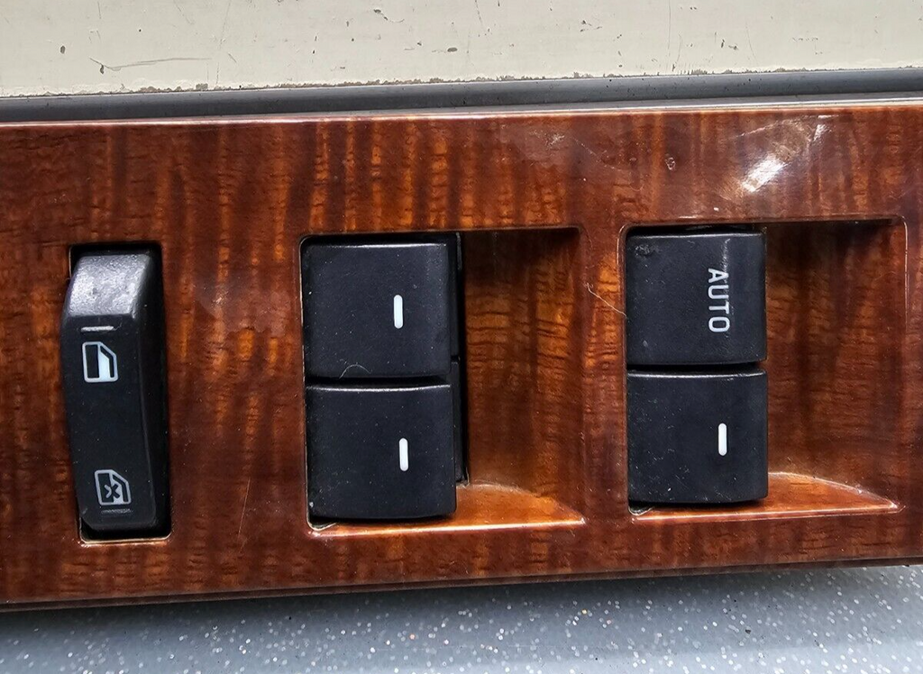 🔥06-10 EXPLORER MOUNTAINEER FRONT LEFT DRIVER MASTER WINDOW LOCK SWITCH WOOD