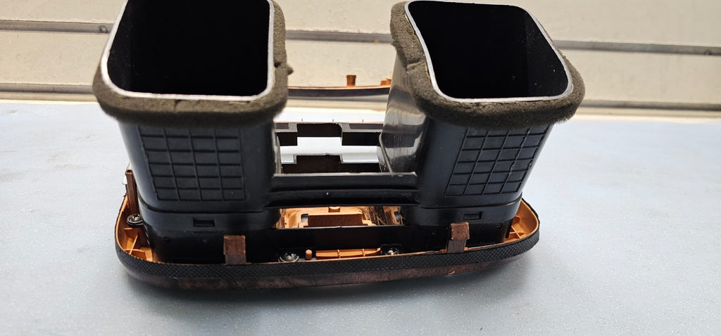 🔥02-05 HYUNDAI SONATA DASH AC CLIMATE CONTROL SWITCH BEZEL FM RADIO STEREO WOOD