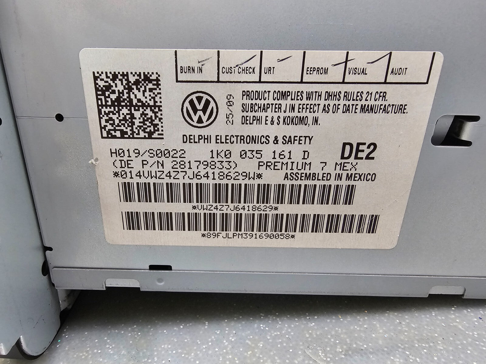 🔥06-10 VW Passat Jetta Radio CD Gps Screen Navigation OEM 28179833