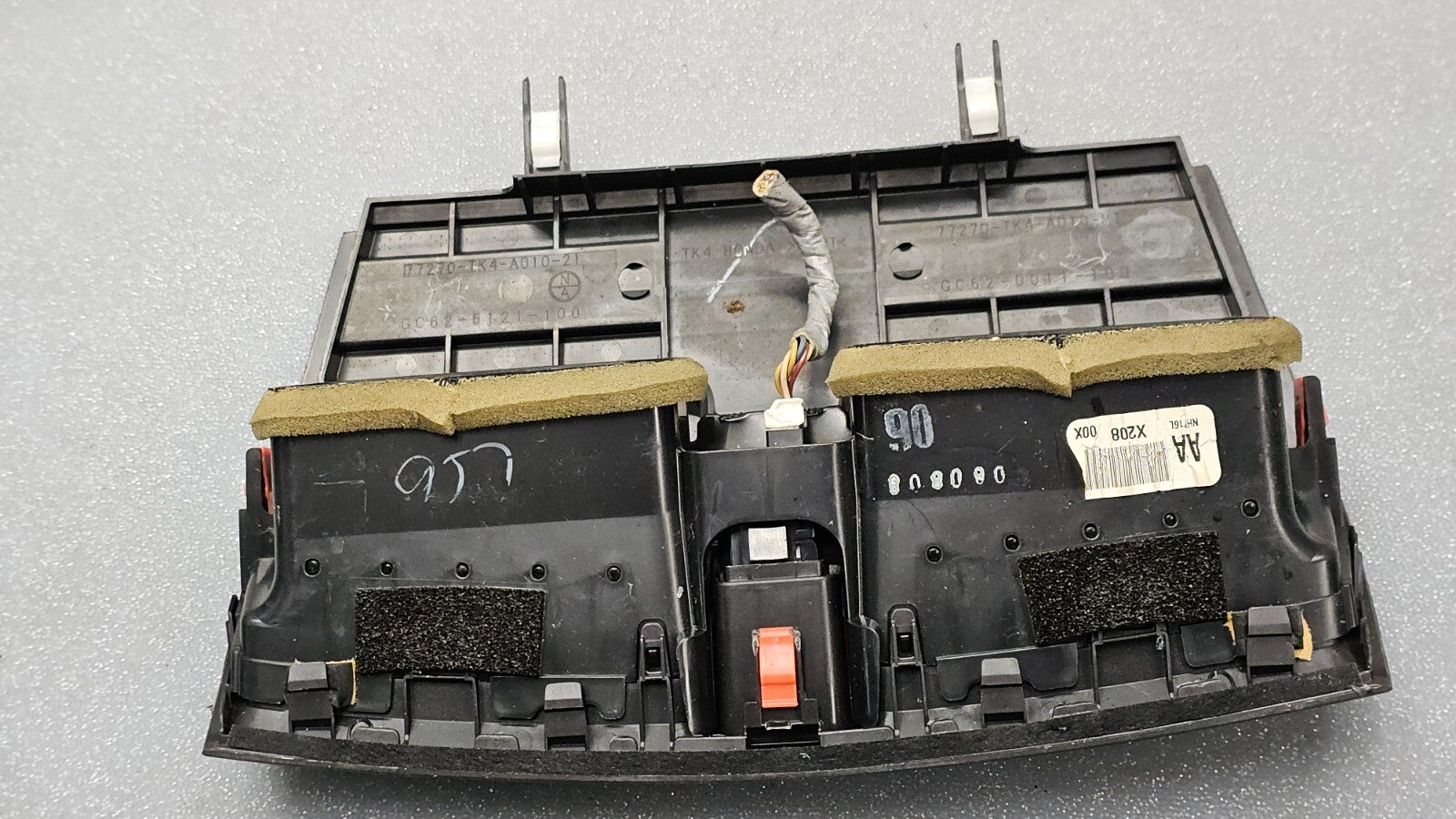 🔥 09-14 Acura TL Center Dash  Air A/C AC Vent Heater Panel Conditioning Black