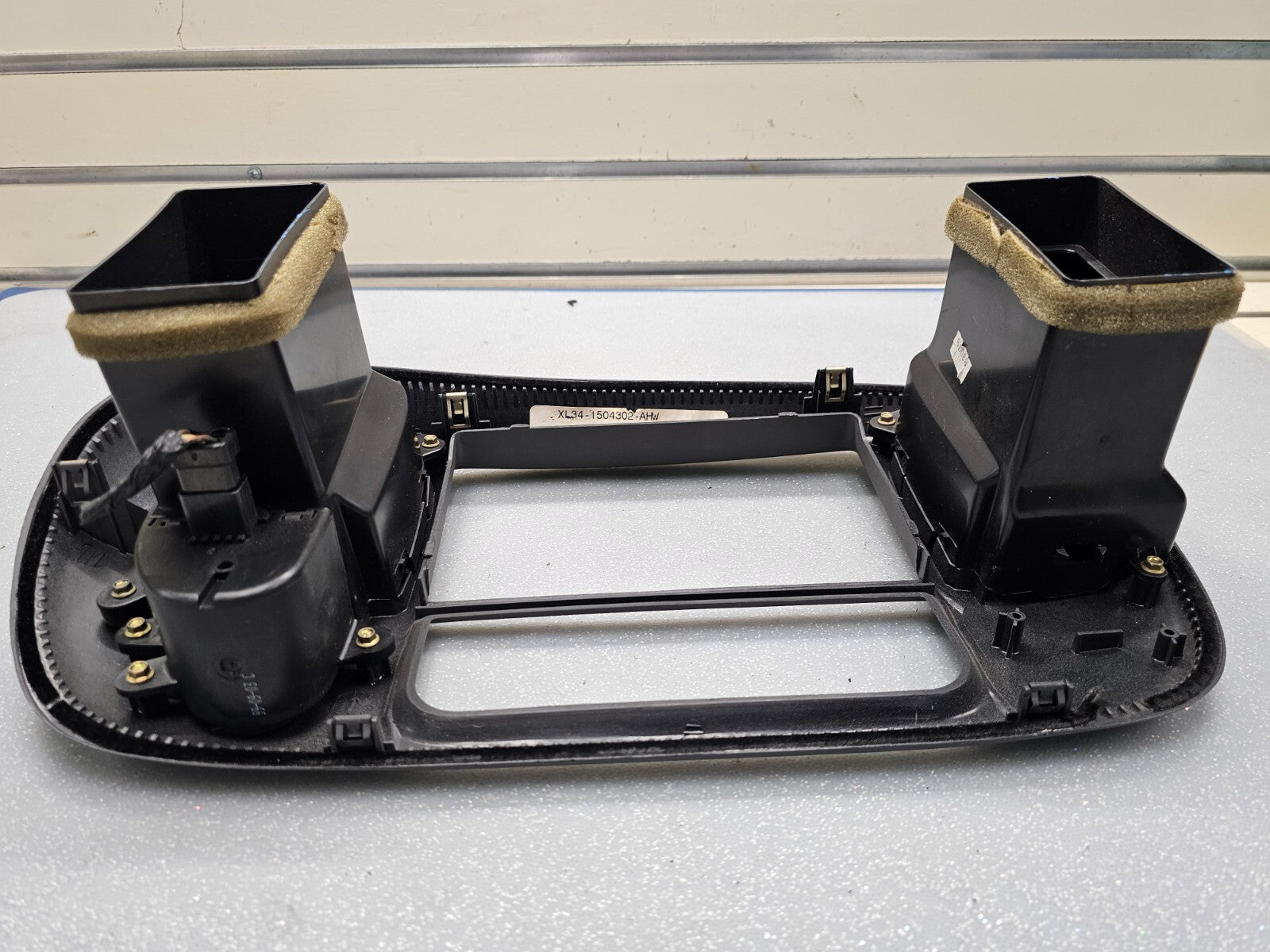 🔥97-03 Ford F150 Center Dash Radio Climate Trim Surround BEZEL Panel Line GRAY