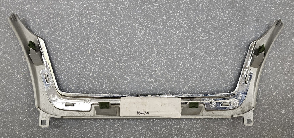 🔥08-12 Chevy MALIBU Center Dash Radio Bezel Panel UPPER Vent Trim SILVER B8