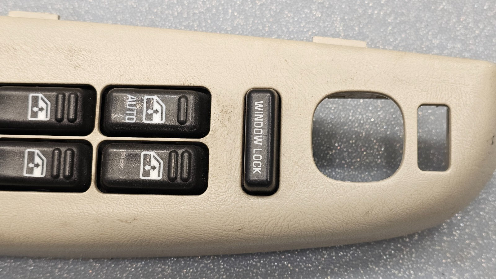 🔥99-02 Silverado SIERRA 4 Door Left DRIVER Master Power Window Switch Tan WS4