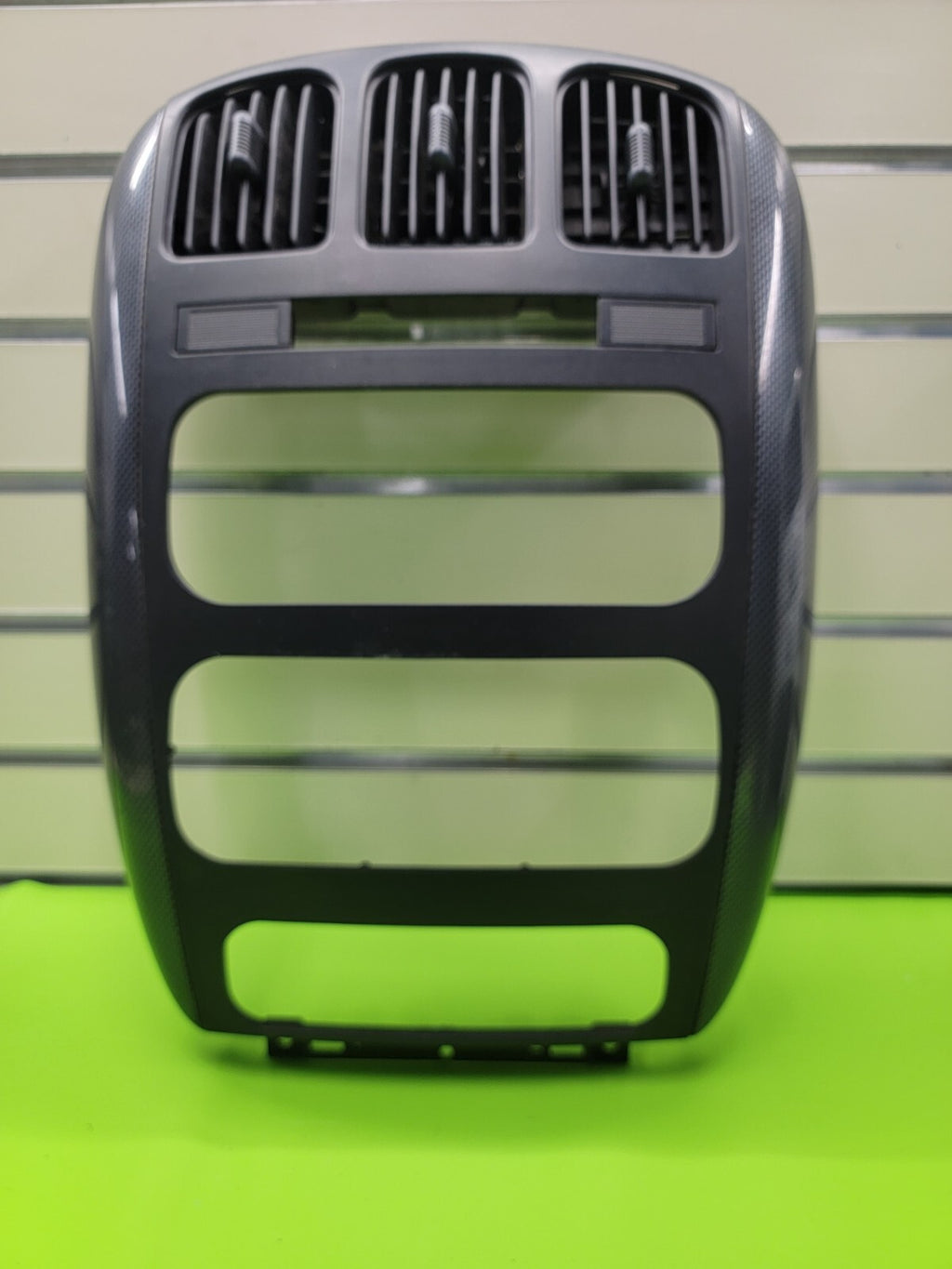 🔥01-07 Dodge Caravan Town & Country dash radio climate TRIM bezel carbon fiber