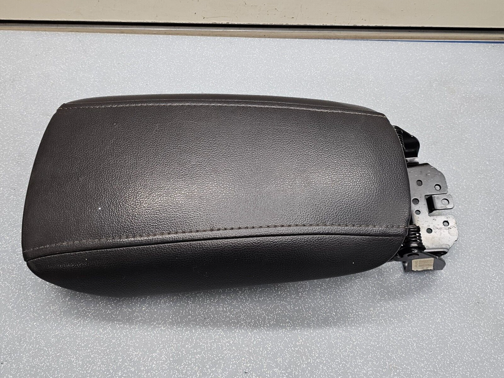 🔥13-16 Ford Fusion Front Center Console Lid Armrest Leather Cover Top Pad Black