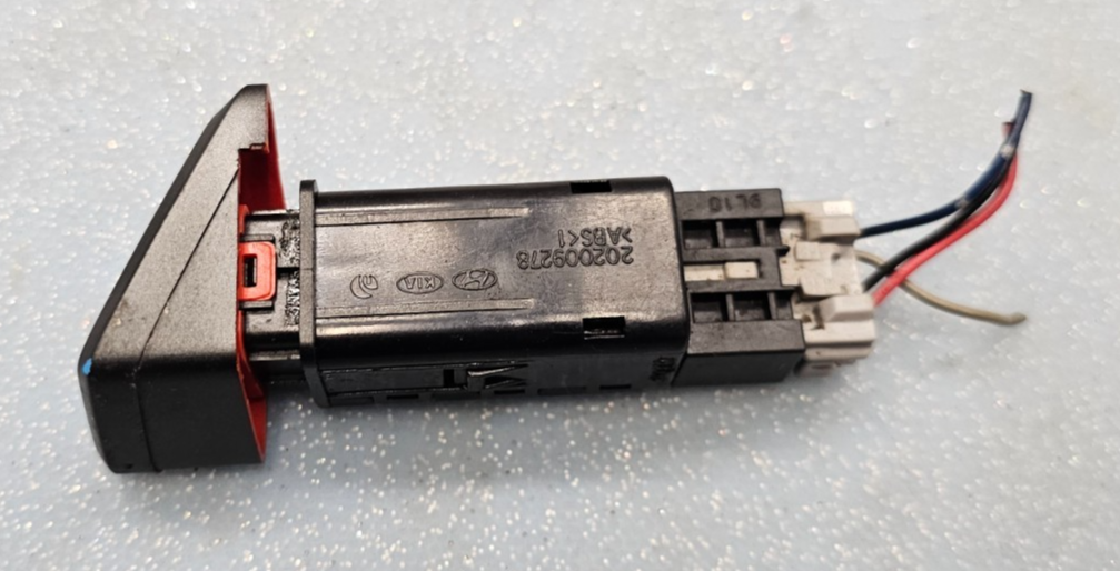 🔥11-14 HYUNDAI SONATA GLS HAZARD Emergency Flasher Switch Assembly Black OEM