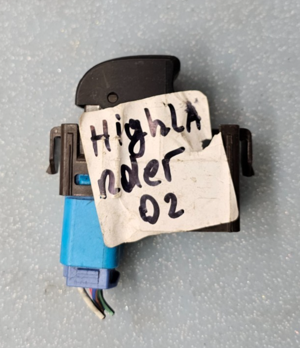 🔥01-07 Toyota Highlander Rear Power Window Regulator Switch Assy Black OEM