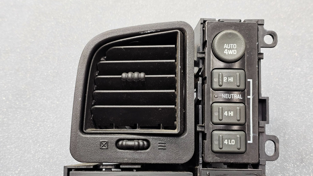 🔥99-06 Chevy Silverado Sierra Headlight Switch left Driver Air Vent Black HS19