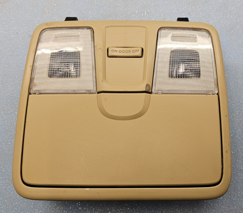 🔥11-13 Hyundai Elantra Front Center Overhead Console Dome light Storage OEM TAN
