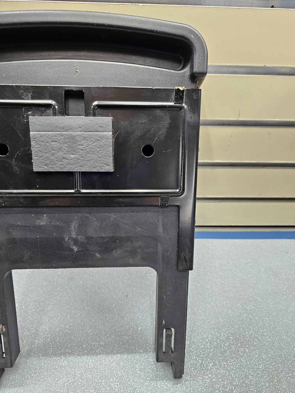 09-14 Ford F-150 Under Center Console Jump Seat Armrest Lower Slide OEM