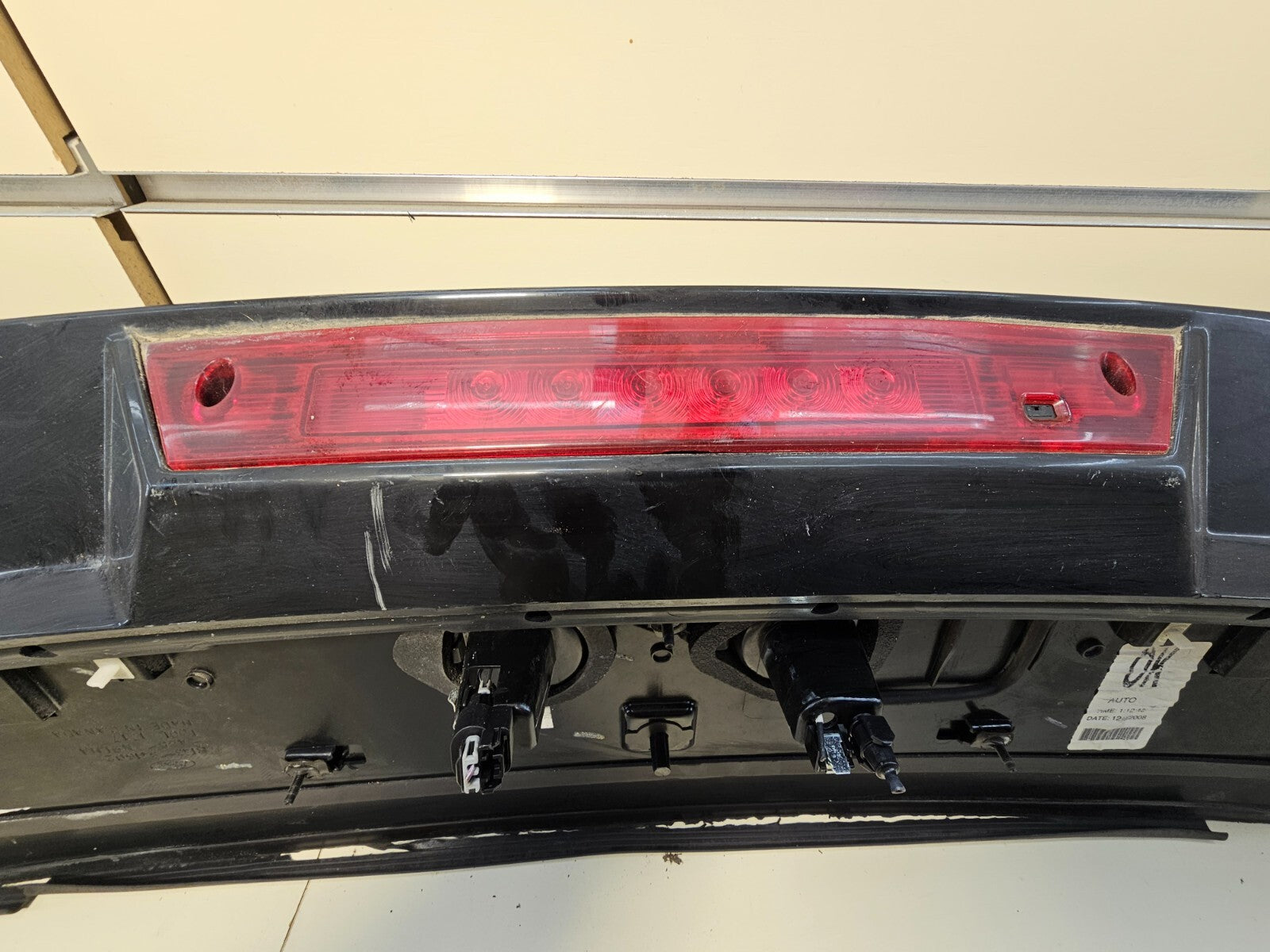07-11 Lincoln MKX Ford Edge Rear Roof Spoiler WING Third Brake Light Blue OEM