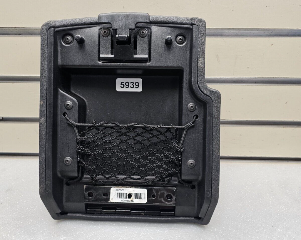 🔥05-10 JEEP COMMANDER GRAND CHEROKEE CENTER CONSOLE ARM REST LID TOP PAD BLACK