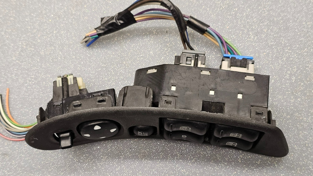 🔥97-03 MALIBU LEFT DRIVER MASTER POWER WINDOW SWITCH CONTROL ASSEMBLY BLACK OEM