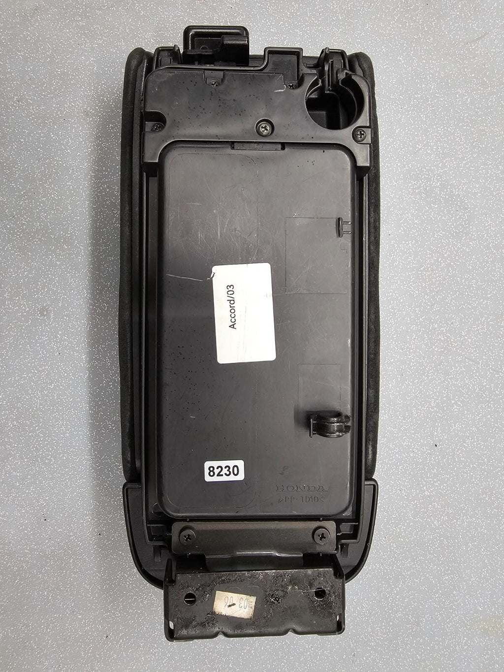 🔥03-07 ACCORD Acura TSX Center Console Armrest Storage Lid CLOTH BLACK L22