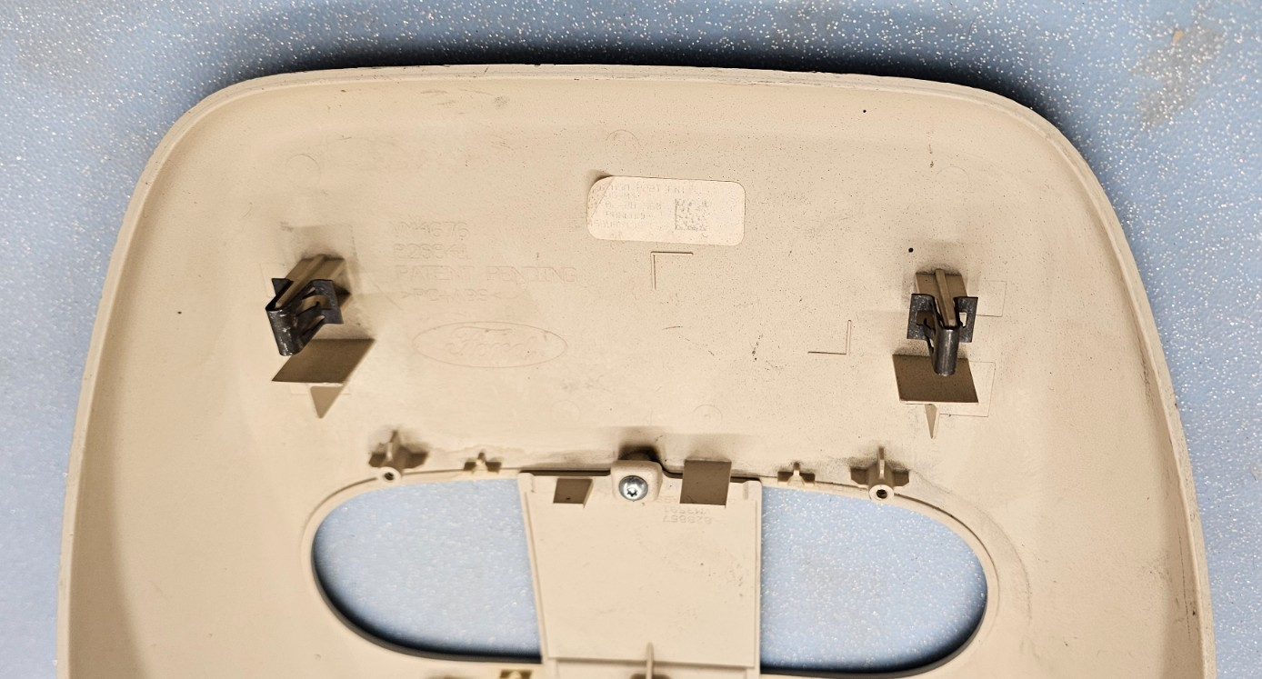 🔥04-08 Ford F150 Overhead Console Front Center Dome Map Lights Roof Rail LT TAN