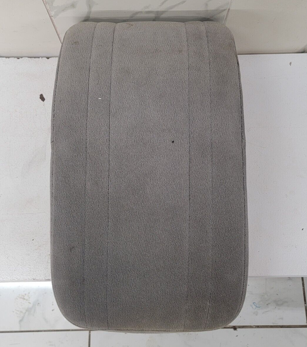 97-03 FORD F150 CENTER CONSOLE JUMP SEAT ARMREST 1 Cup Holder CLOTH Gray JS6
