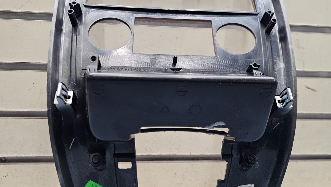 🔥07-09 Equinox Center Dash Radio Climate Surround Bezel Trim SILVER/WOOD B43
