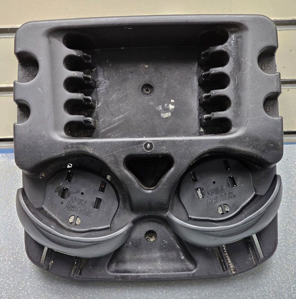 🔥11-16 Ford F250 Super Duty FRONT DASH FOLDING DUAL CUP DRINK HOLDER BLACK