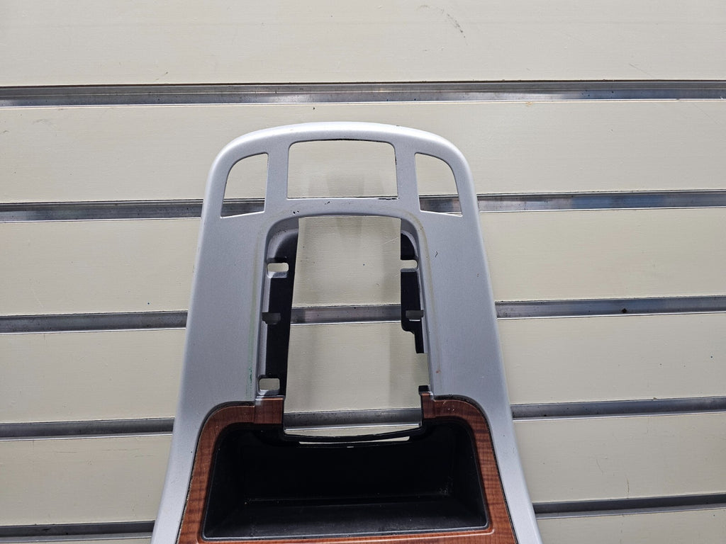 🔥07-09 Equinox Center Dash Radio Climate Surround Bezel Trim SILVER/WOOD B43
