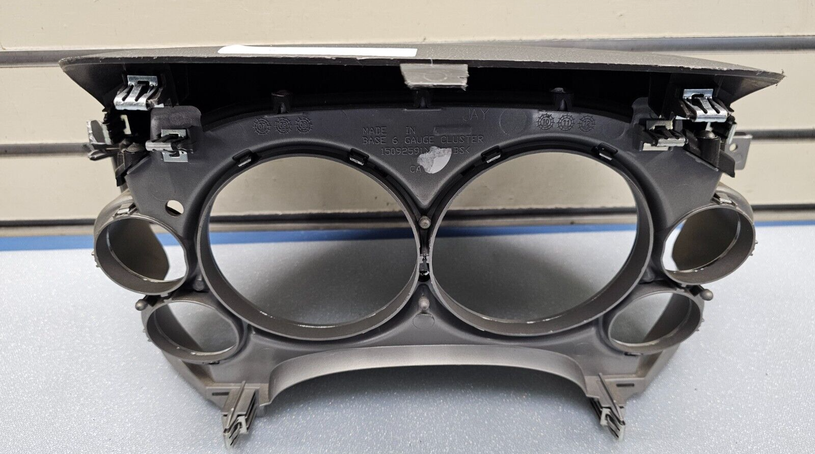 🔥07-13 SILVERADO SIERRA DASH SPEEDOMETER INSTRUMENT CLUSTER BEZEL SILVER C21