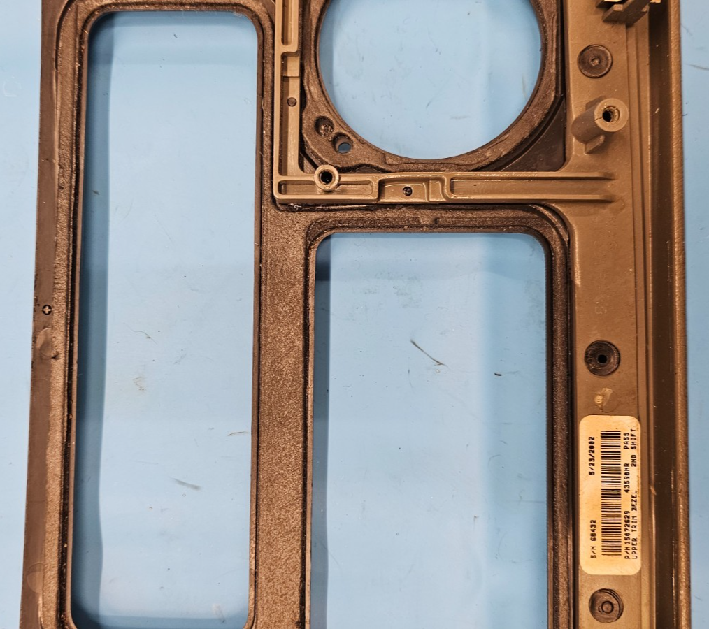🔥03-06 Escalade Dash AM FM Radio Bezel Trim Instrument Panel Assembly woodgrain